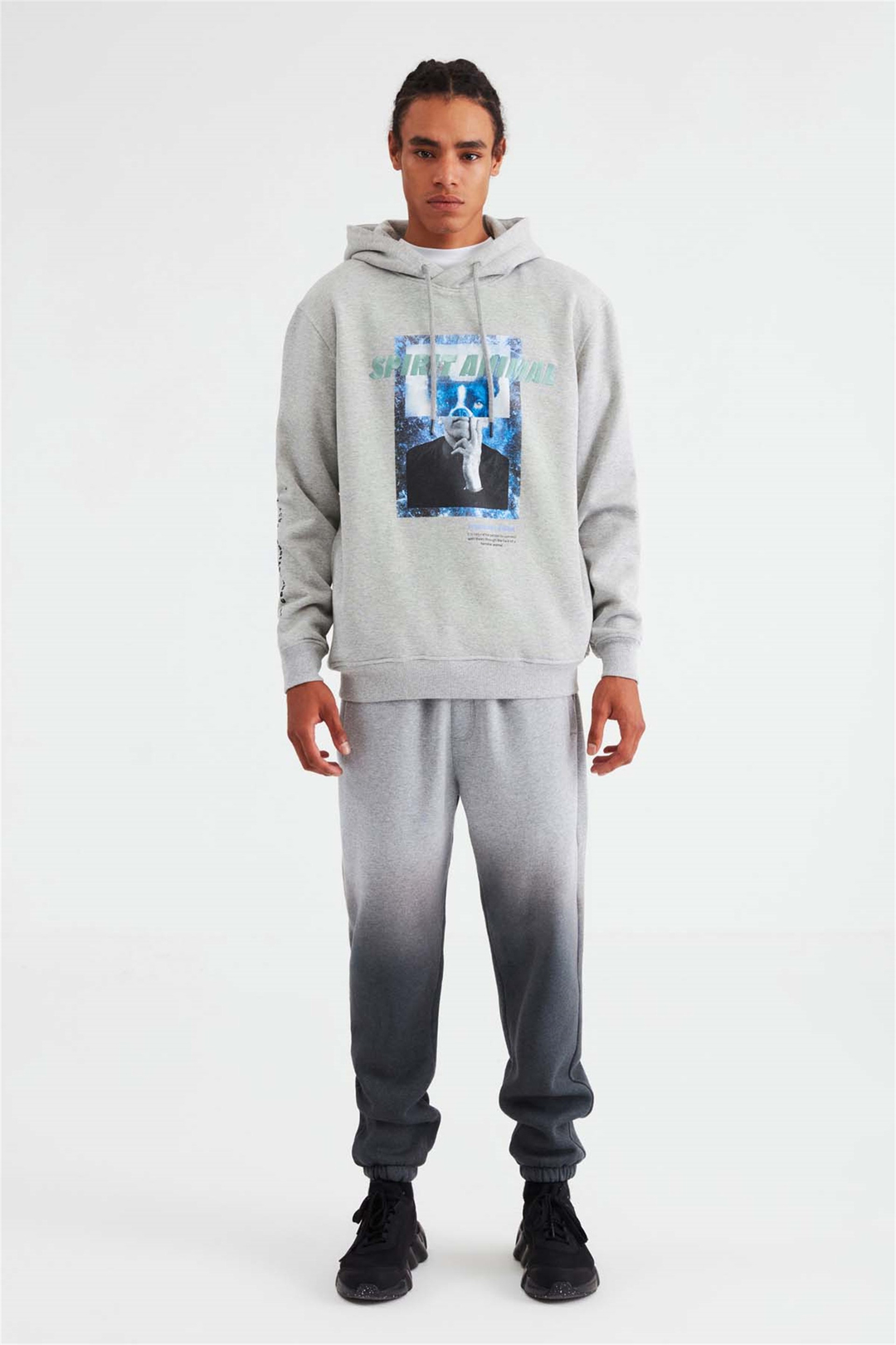 SAVAGE Örme Comfort Fit Grimelanj  Sweatshirt