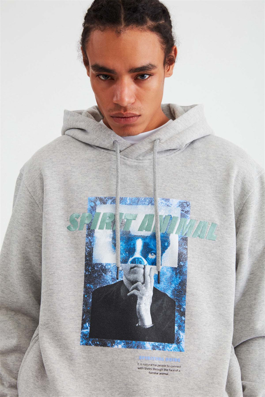 SAVAGE Örme Comfort Fit Grimelanj  Sweatshirt