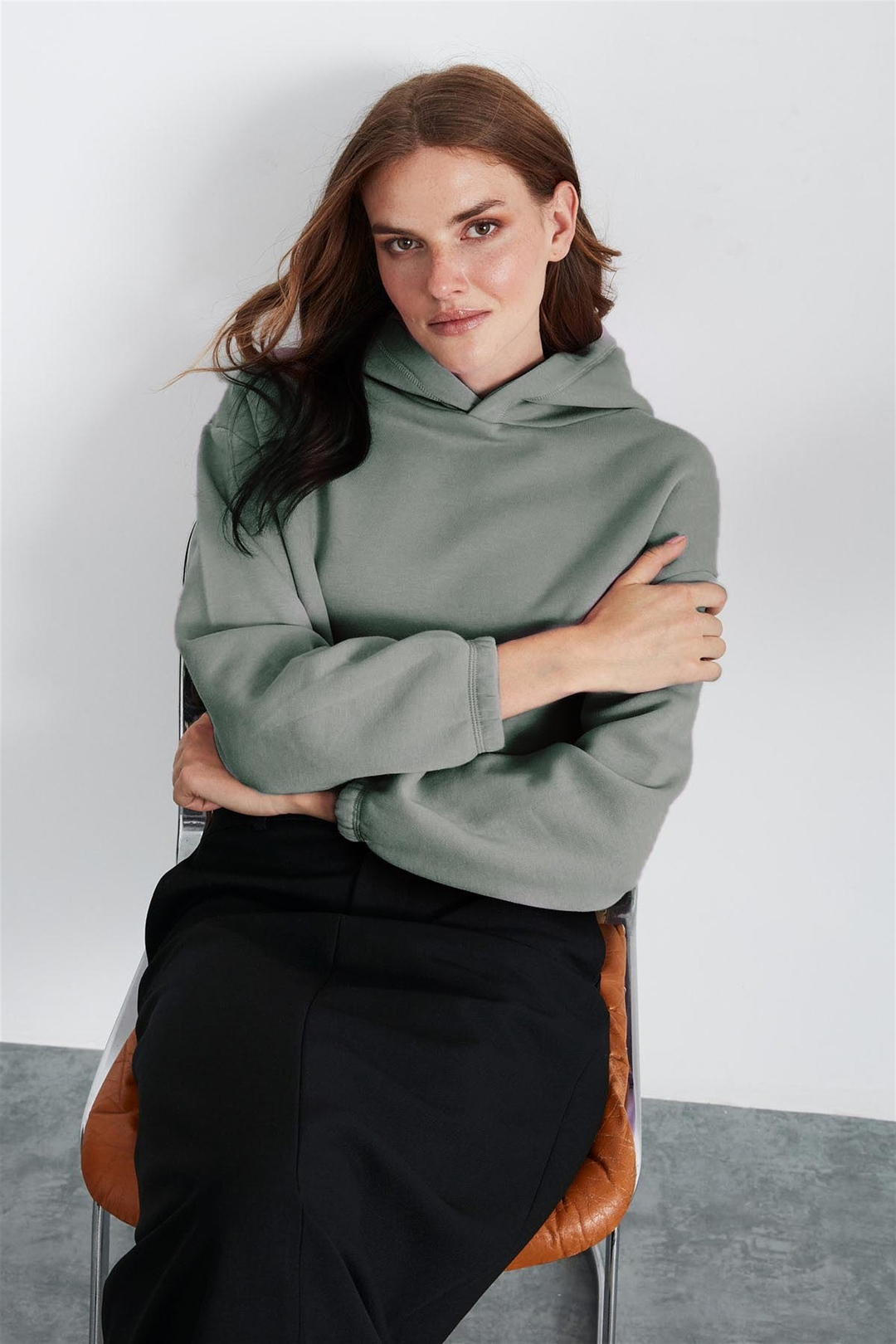 SCARLETT Kadın Yeşil    Sweatshirt