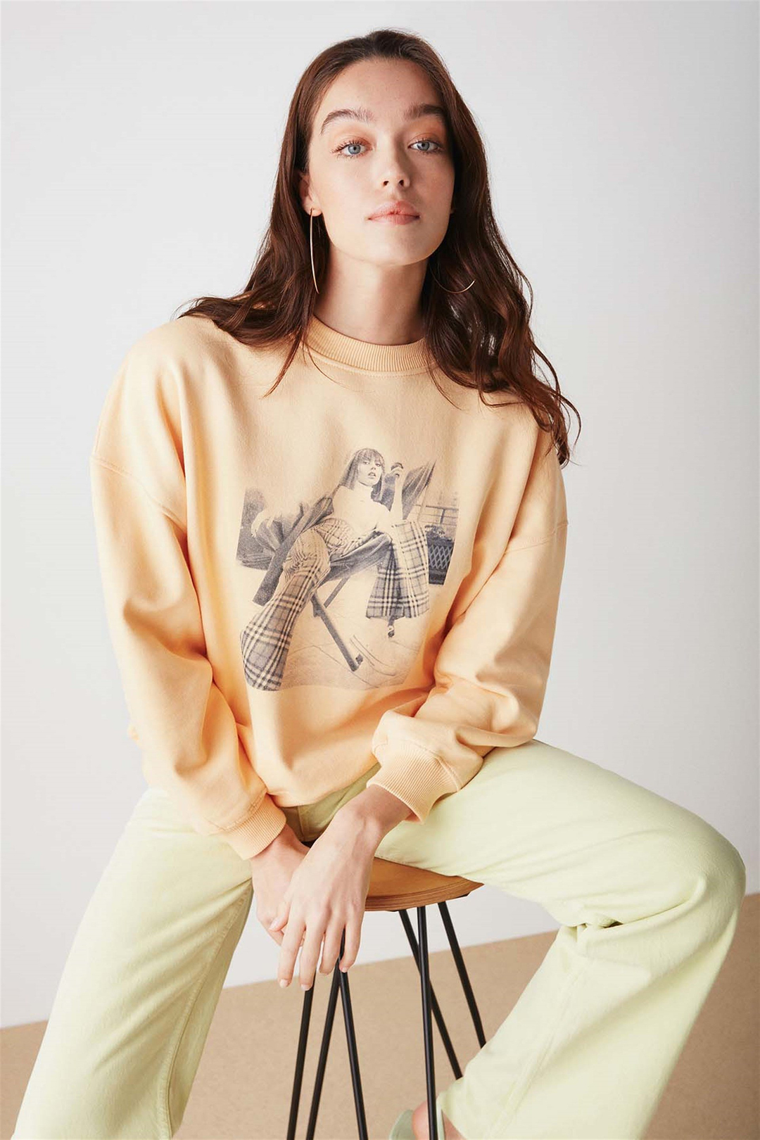 SKETCH Örme Oversize Somon  Sweatshirt