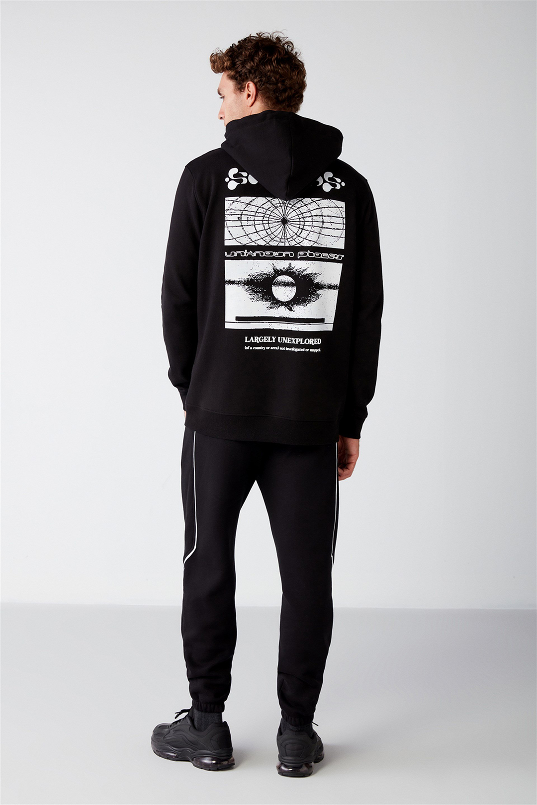 SOLAR Örme Regular Siyah  Sweatshirt