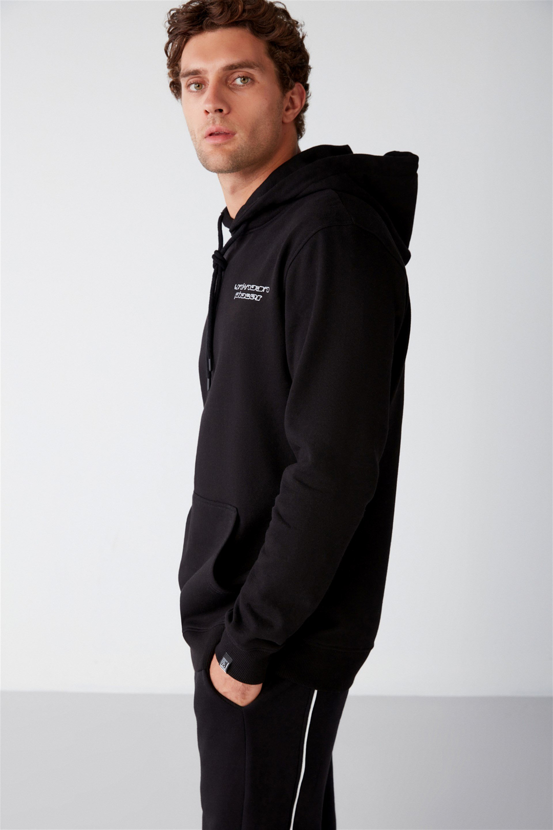 SOLAR Örme Regular Siyah  Sweatshirt