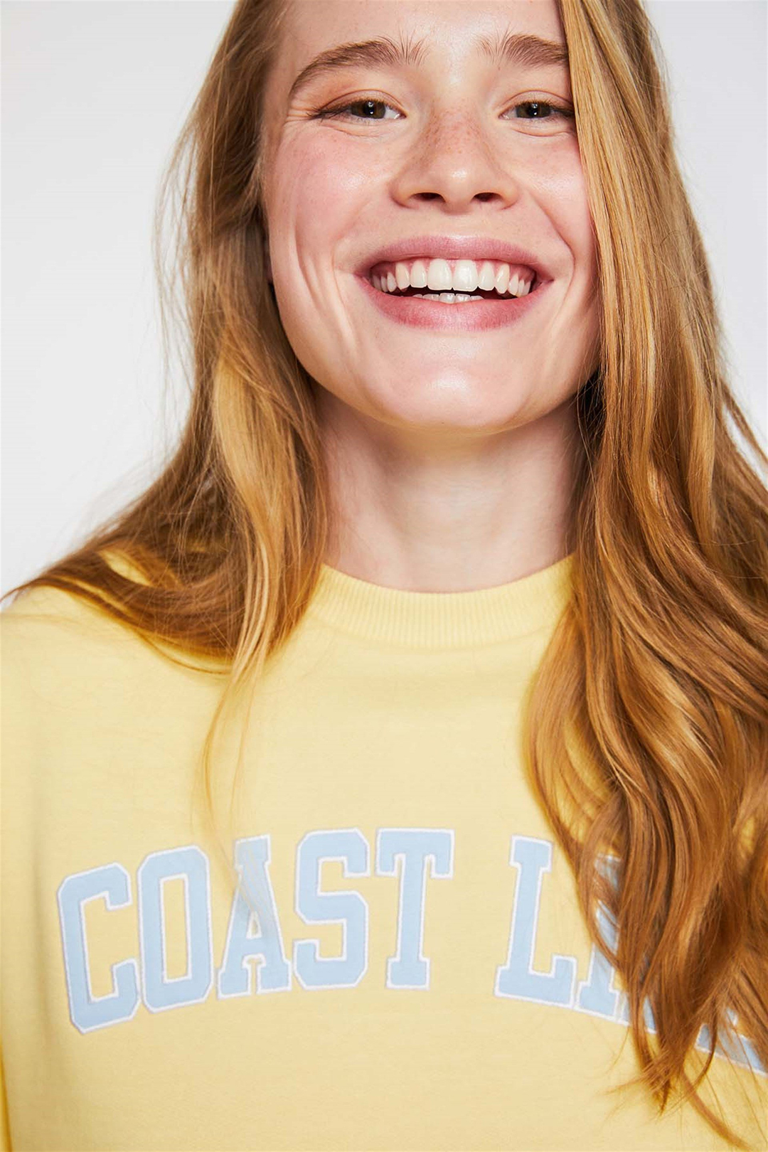 SPIRIT Örme Comfort Fit Sarı  Sweatshirt