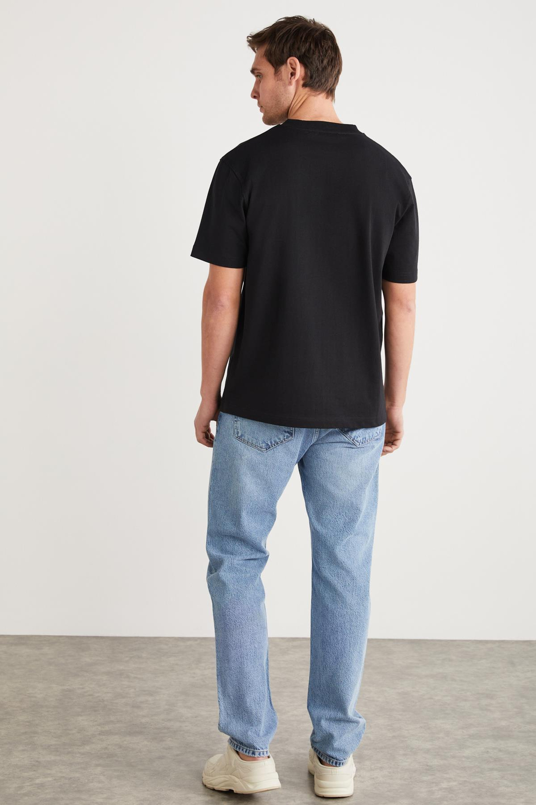 TAKUYA Basic Regular Siyah Tekli T-Shirt