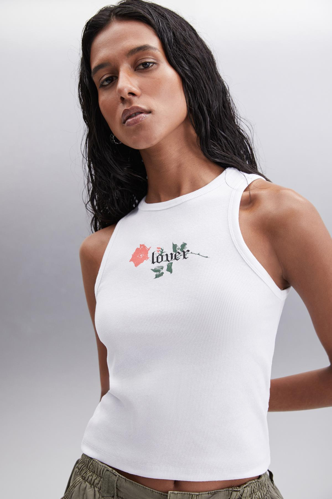 TERENA Basic Slim Beyaz Tekli Bluz