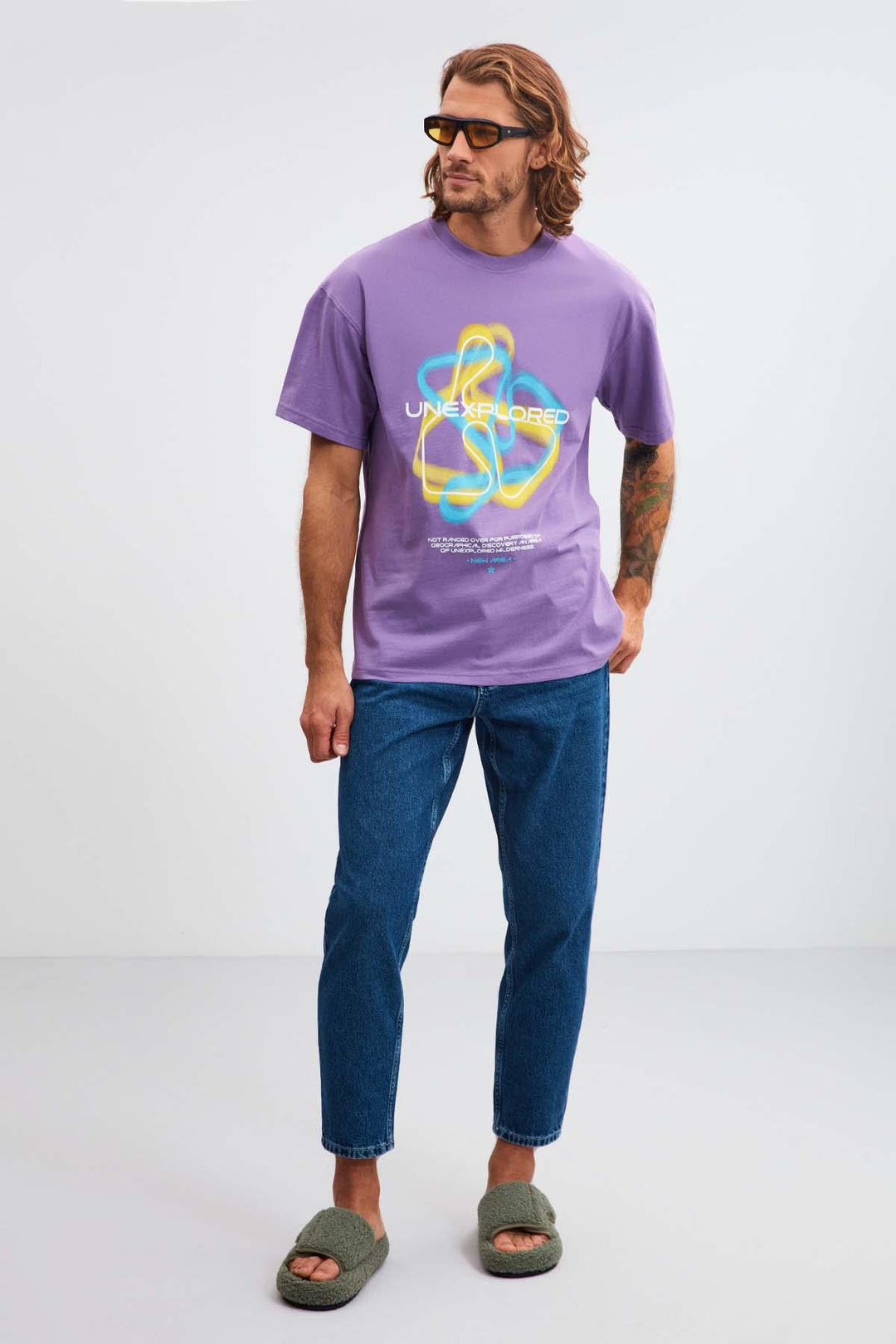 Unexplored Relaxed Oversize Mor T-Shirt