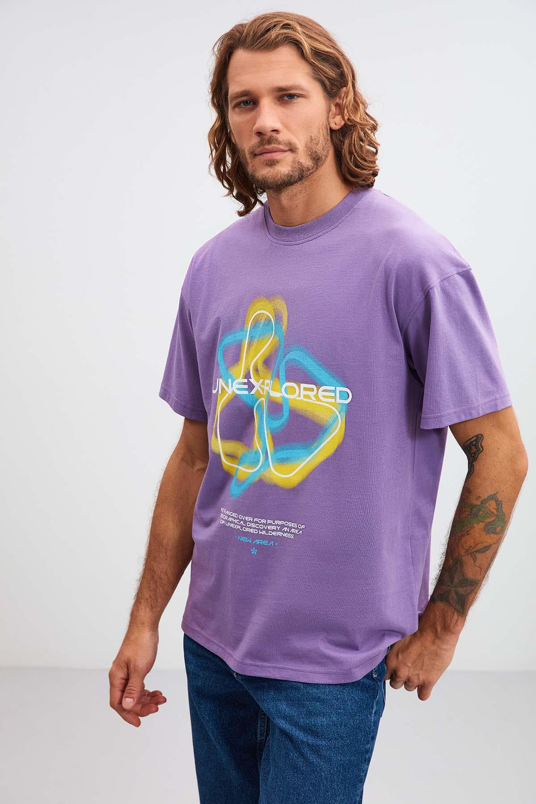Unexplored Relaxed Oversize Mor T-Shirt
