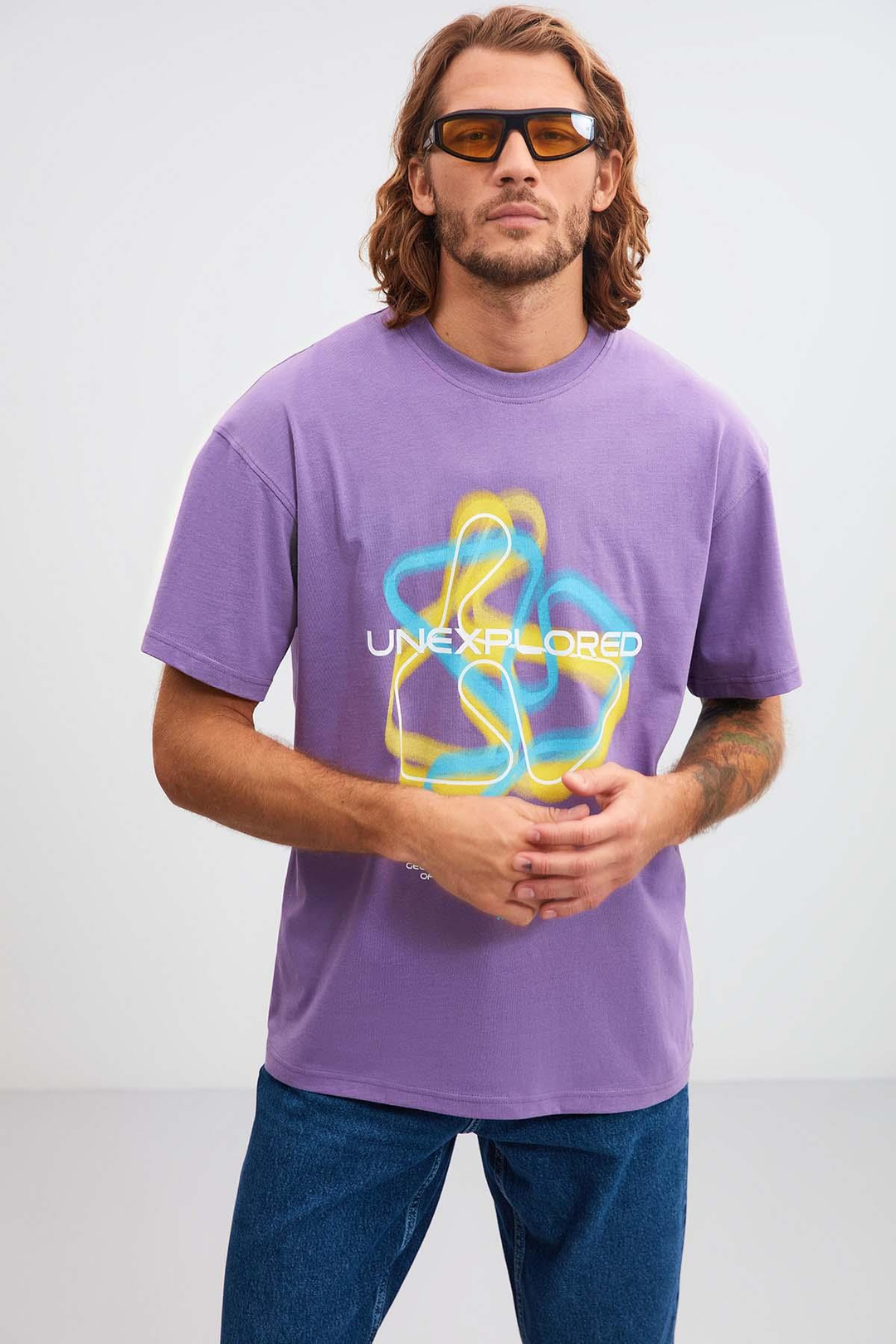 Unexplored Relaxed Oversize Mor T-Shirt