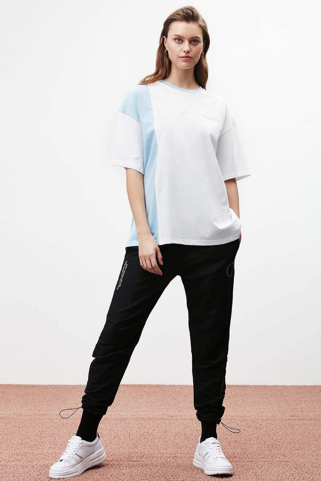 Unlımıted Oversize Mavi T-Shirt