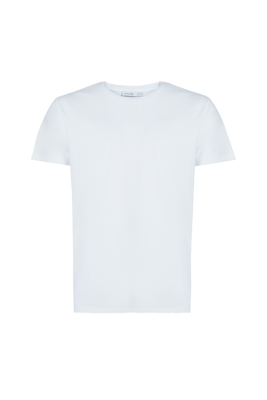 UTAH Örme Dar - Slim Lacivert - Beyaz 2'lü T-Shirt