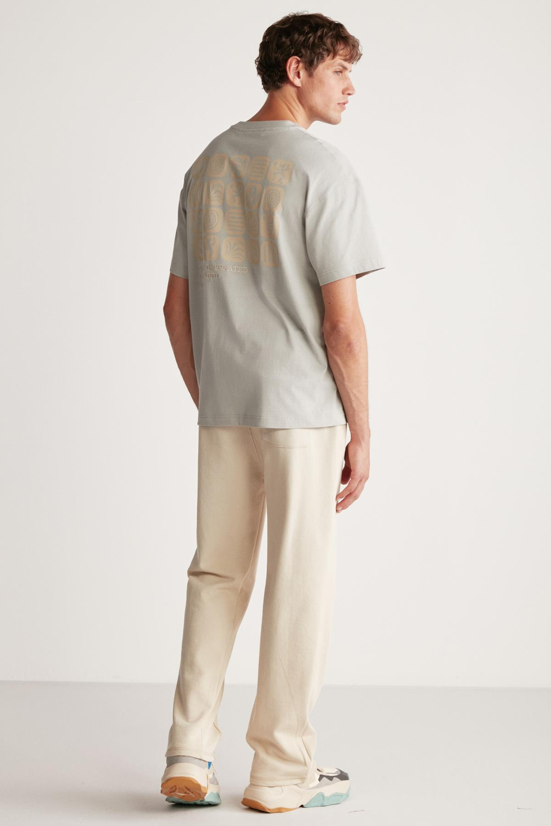 VANCE Oversize Gri T-Shirt