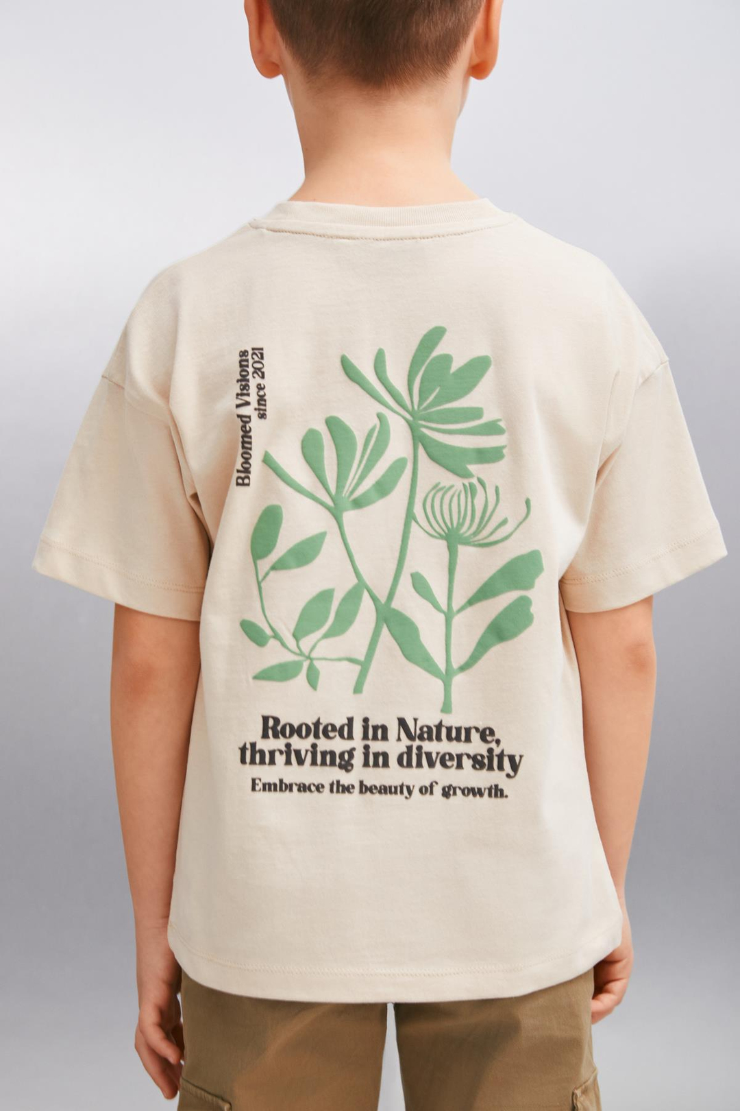 VARDON Erkek Bej T-Shirt