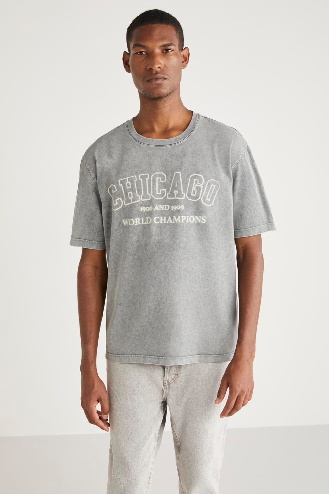 VINCETTE  Relaxed Açık Gri  T-Shirt