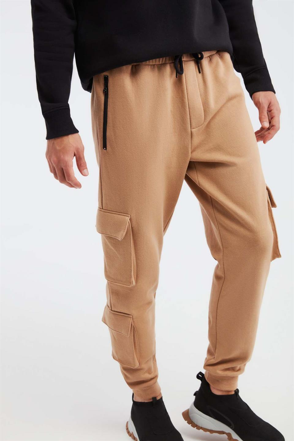 VOLUME Örme Comfort Kahverengi  Eşofman Altı