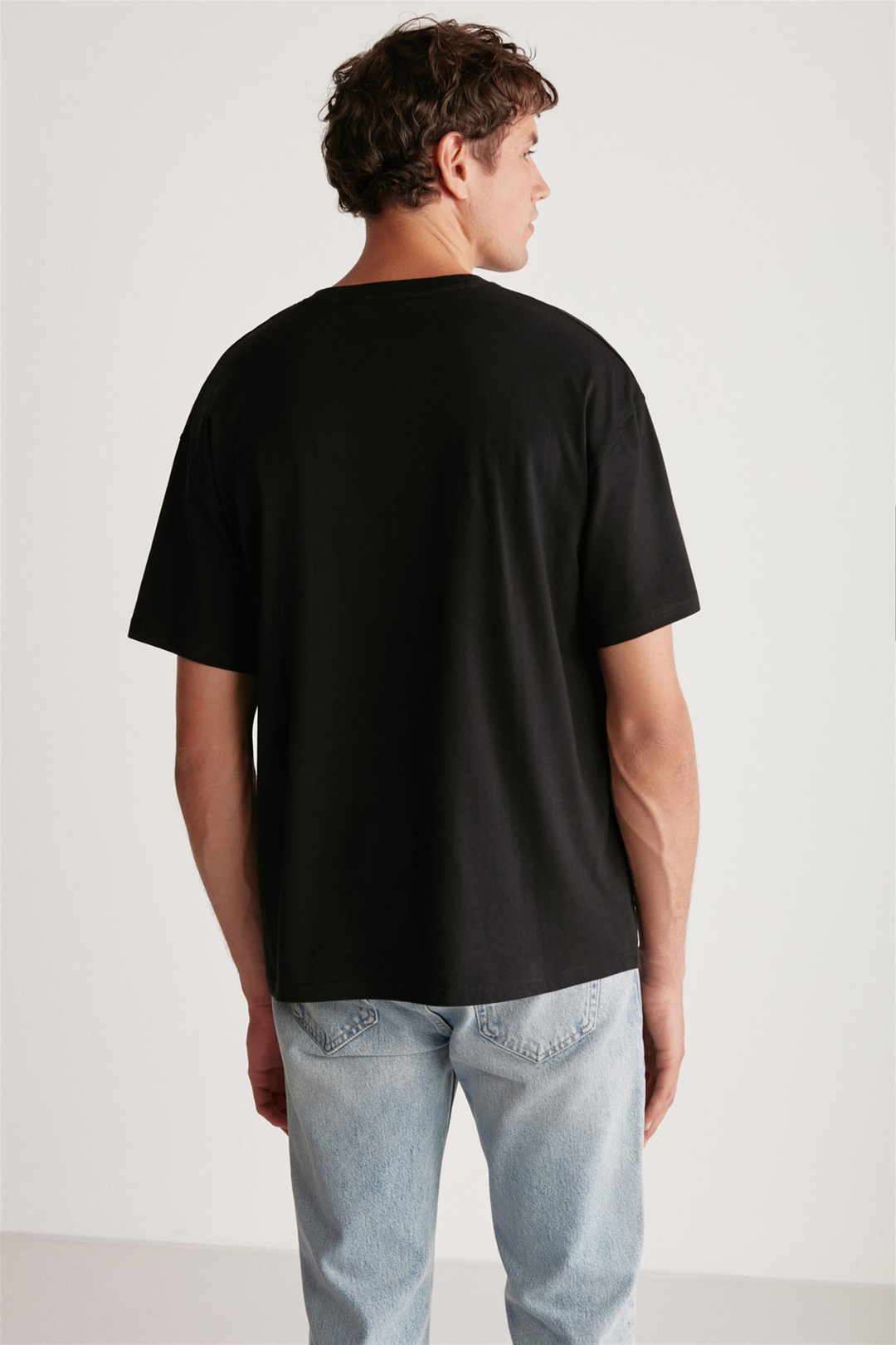 WALCOT Örme  Siyah  T-Shirt