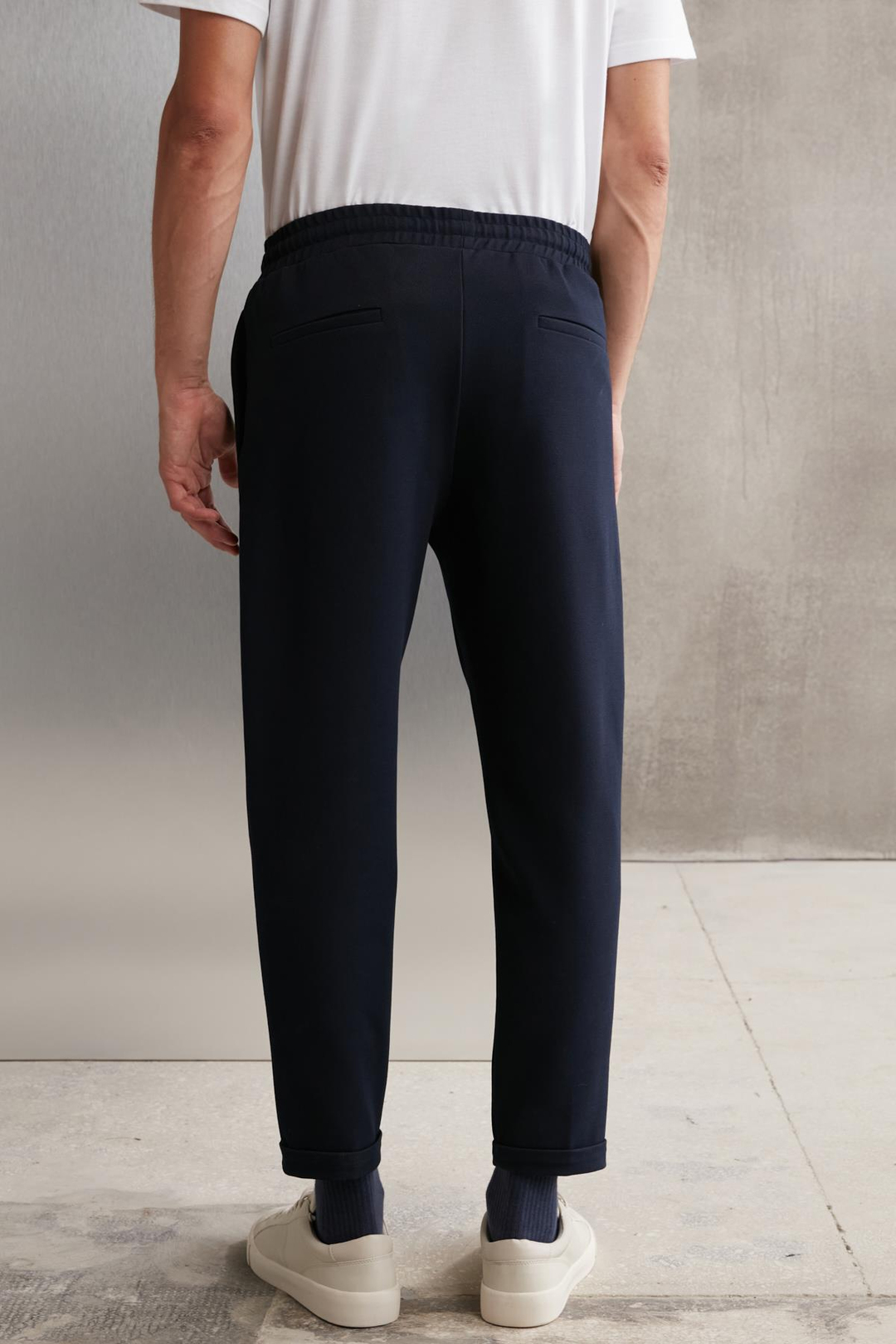 WALSH  Regular Lacivert Tekli Pantolon