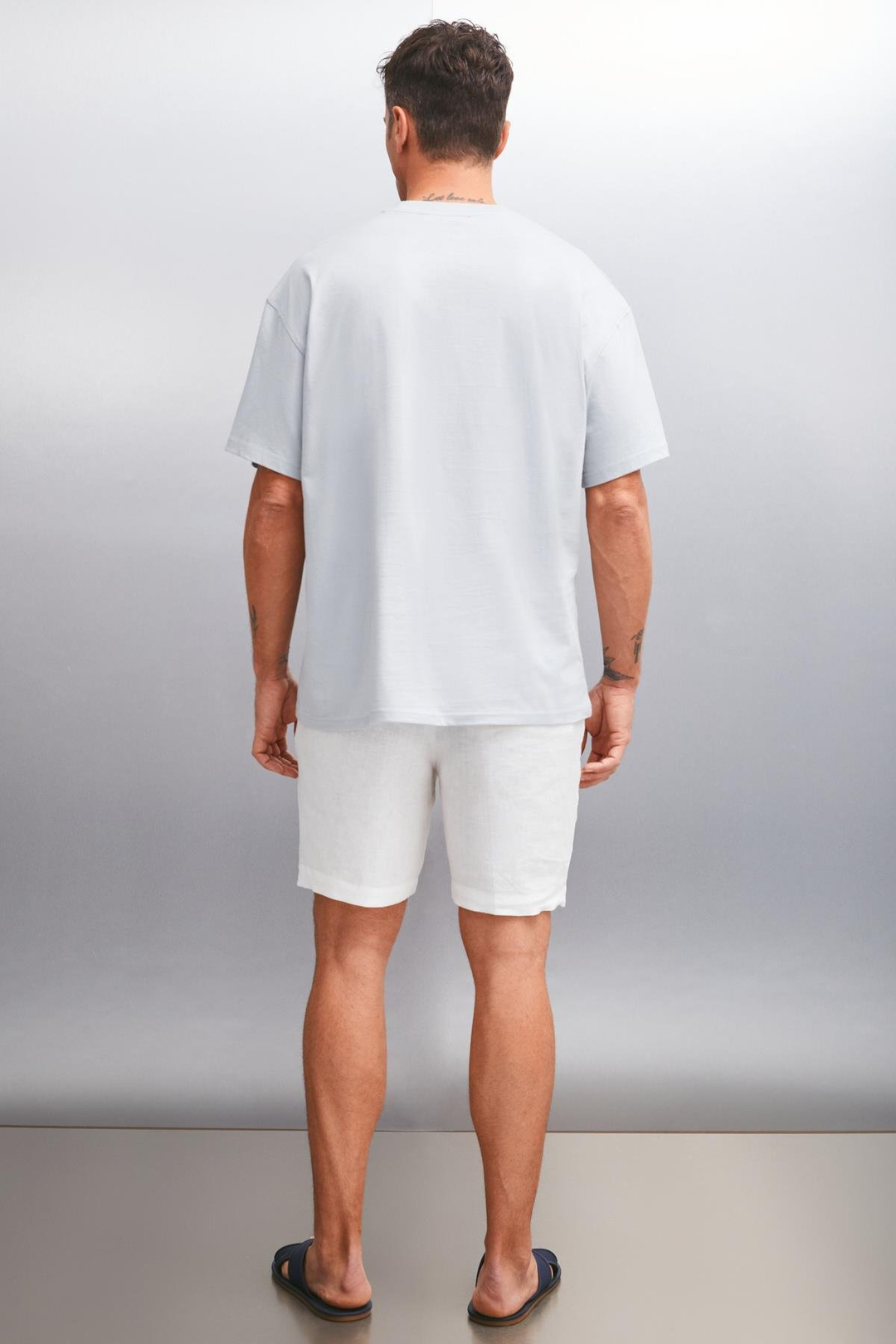 WESLEY  Oversize Gri  T-Shirt