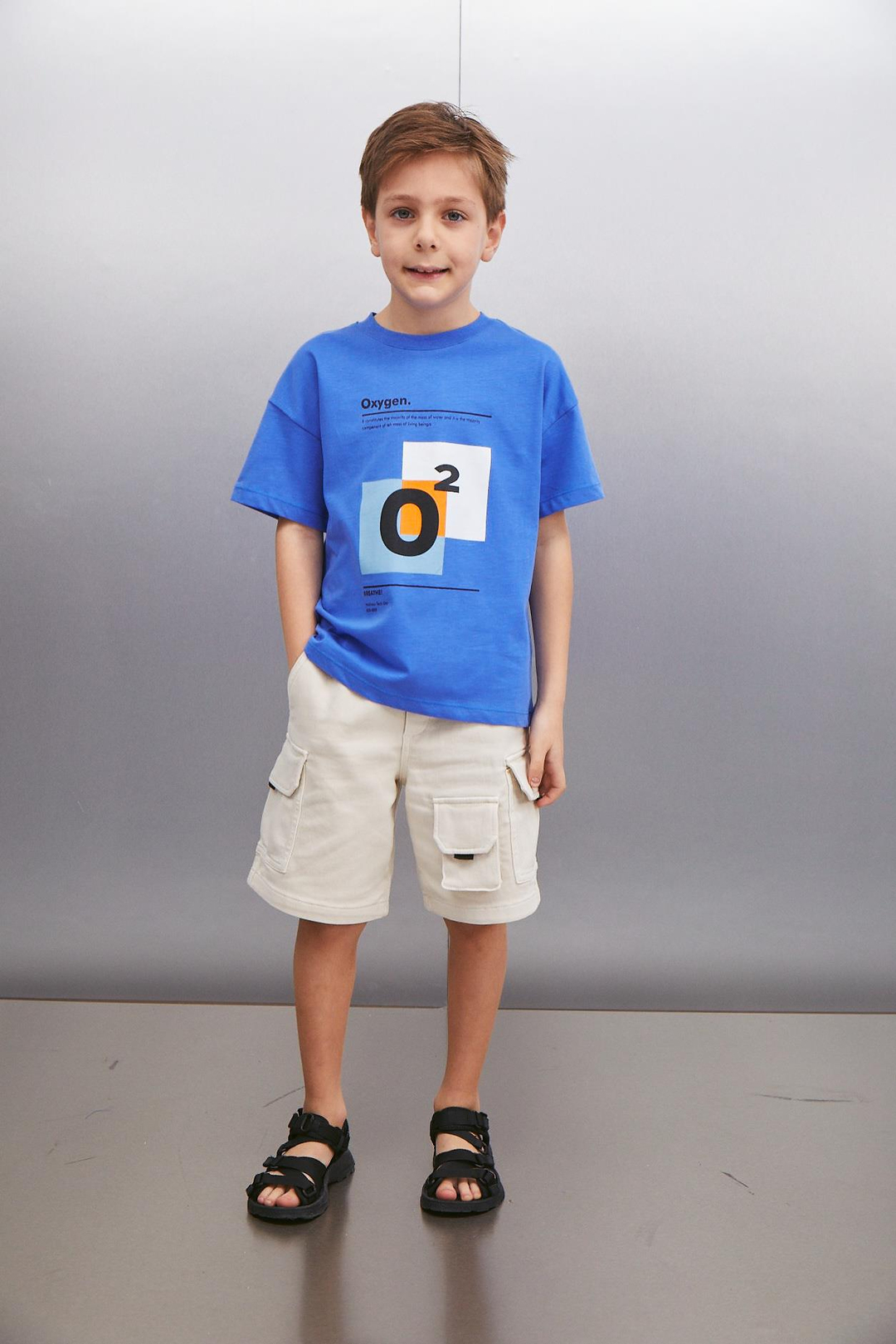 ZADIG Erkek Saks Mavi T-Shirt