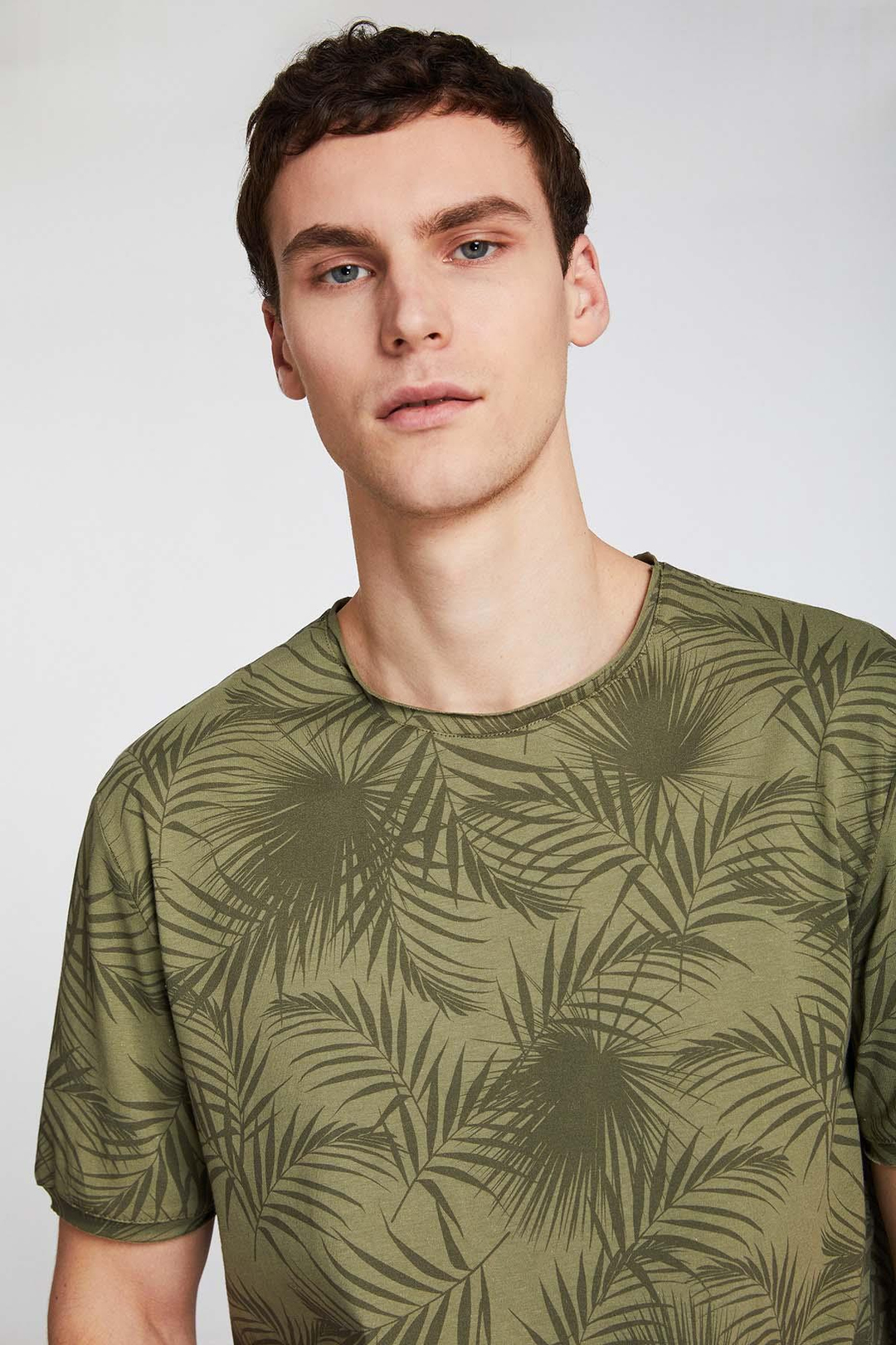 Zayden Örme Haki T-Shirt