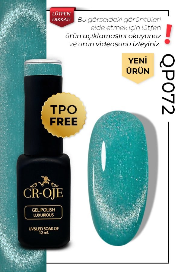 CROJE KALICI OJE Inci Tanecikli Manyetik Cat Eye / Kedi Gözü- QP001 (12 ML) CROJE KALICI OJE Inci Tanecikli Manyetik Cat Eye / Kedi Gözü- QP001 (12 ML) CROJE KALICI OJE Inci Tanecikli Manyetik Cat Eye / Kedi Gözü- QP072 (12 ML) 