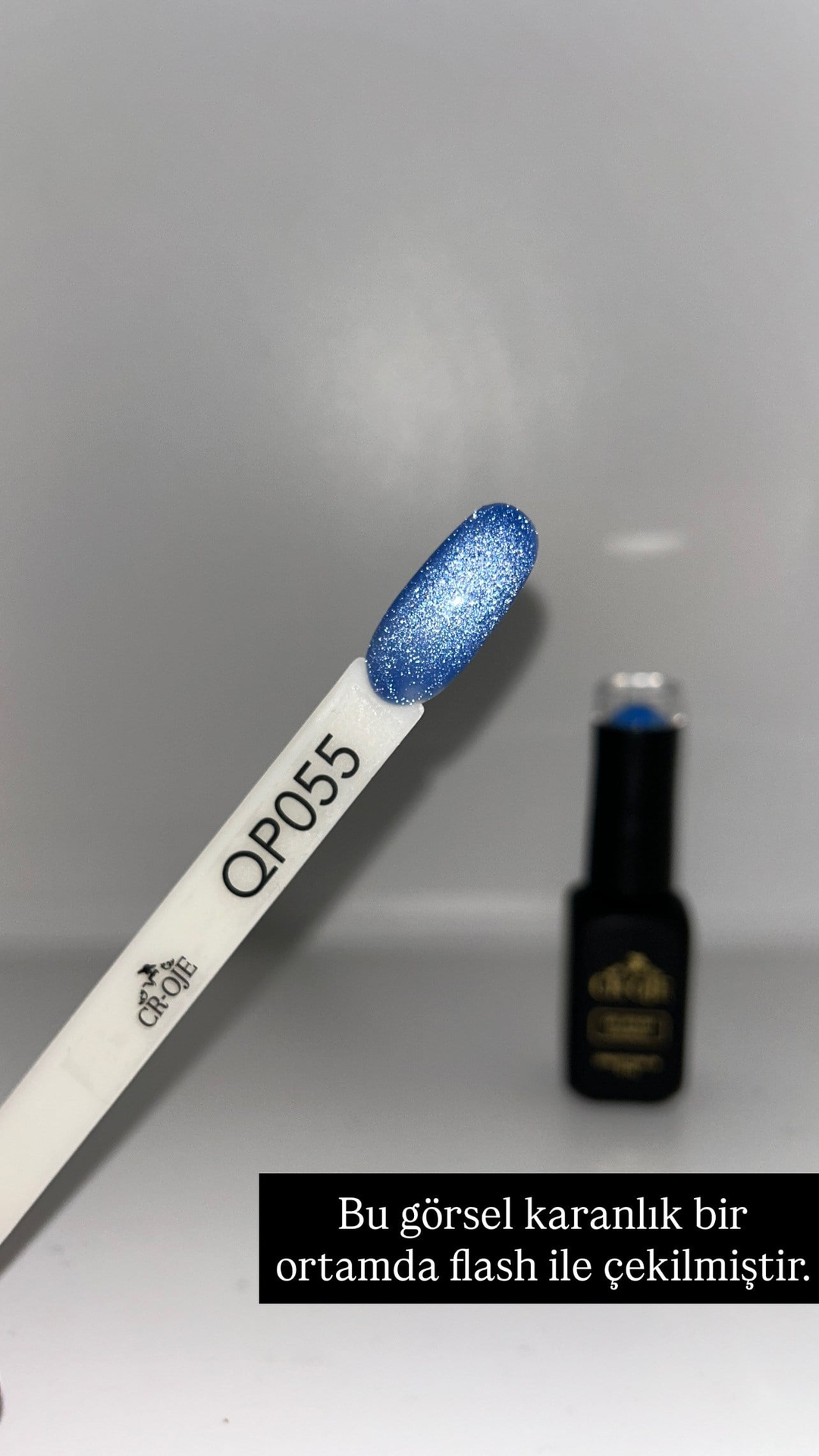 CROJE KALICI OJE Inci Tanecikli Manyetik Cat Eye / Kedi Gözü- QP055 (12 ML)