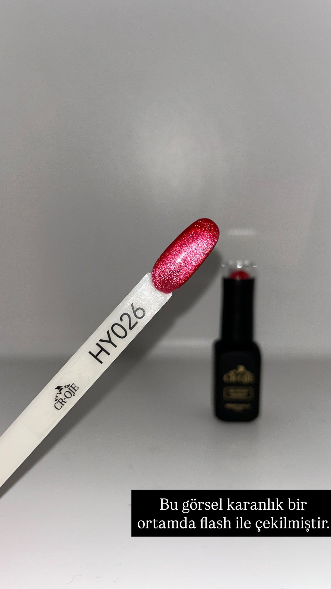 CROJE KALICI OJE Inci Tanecikli Manyetik Cat Eye / Kedi Gözü- HY026 (5 ML)
