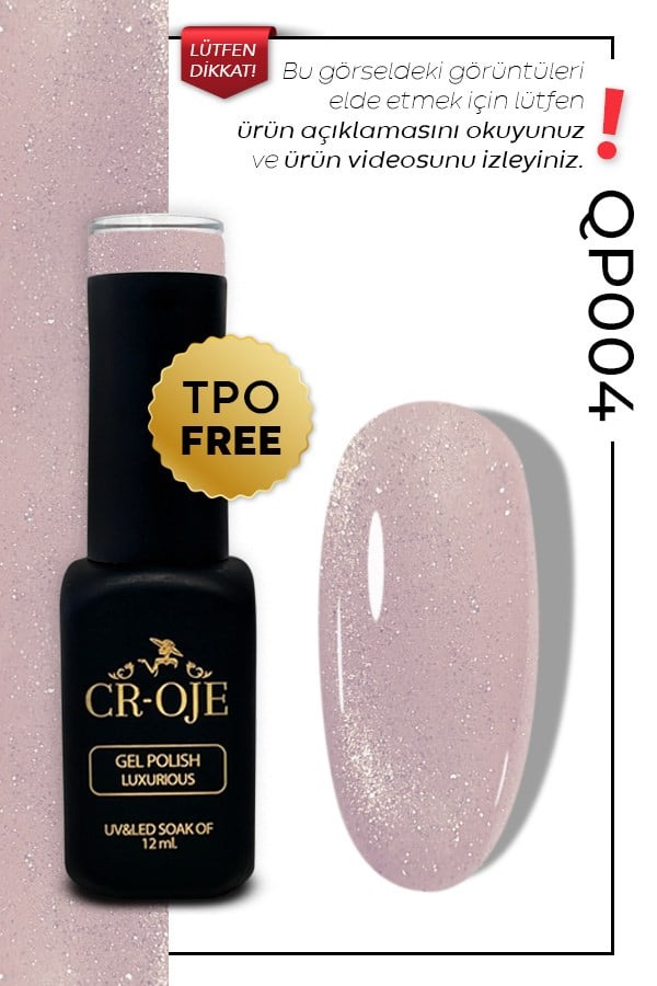 CROJE KALICI OJE Inci Tanecikli Manyetik Cat Eye / Kedi Gözü- QP004 (12 ML)