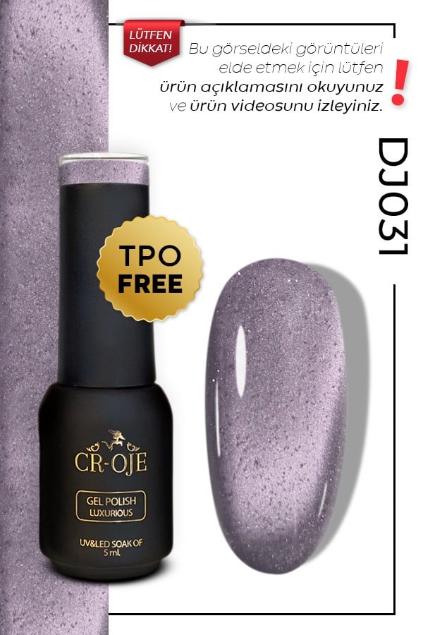 CROJE KALICI OJE Korean Cat Eye Kristal Efektli Manyetik Cat Eye / Kedi Gözü-DJ031 (5 ML)