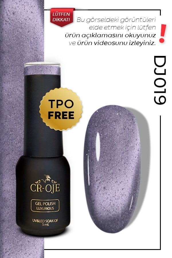 CROJE KALICI OJE Korean Cat Eye Kristal Efektli Manyetik Cat Eye / Kedi Gözü-DJ019 (5 ML)