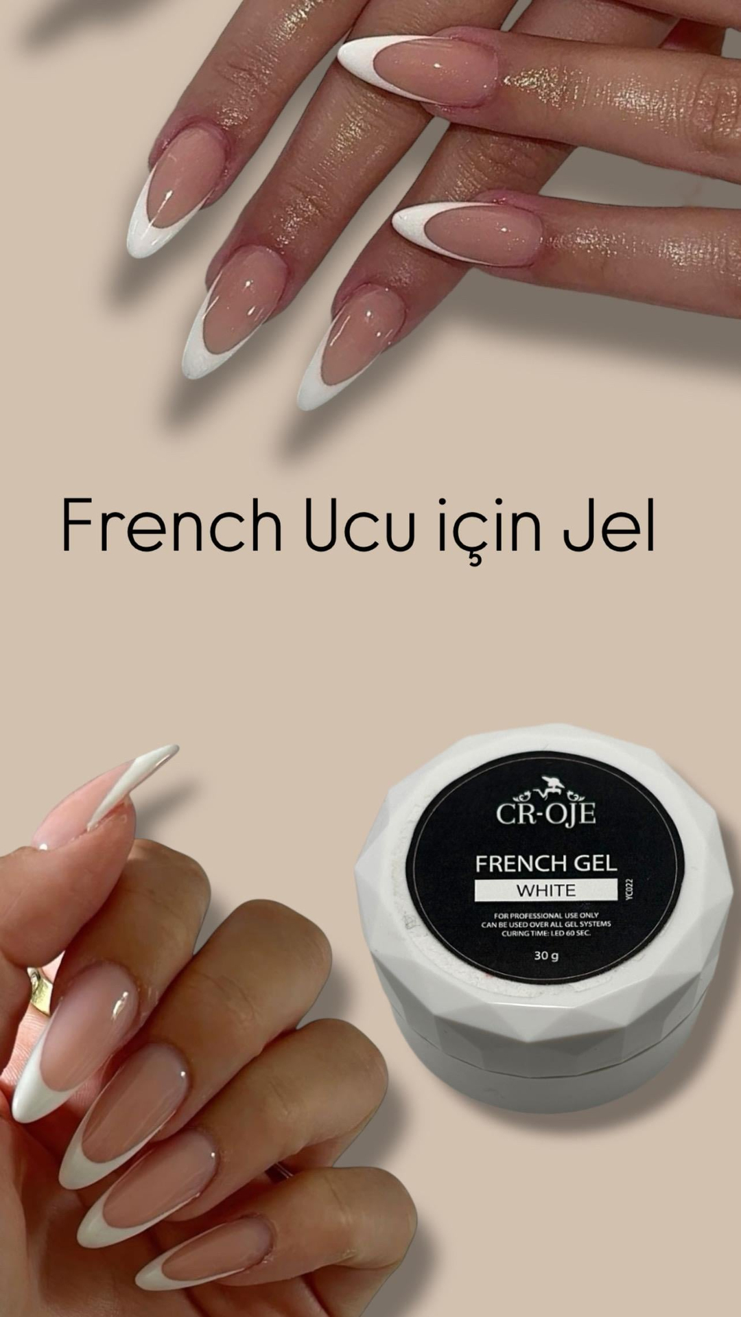 French Gel - White (30 gr)