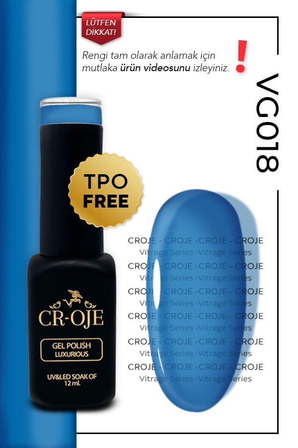 Glass/Vıtrage Oje-VG018 (12 ML)