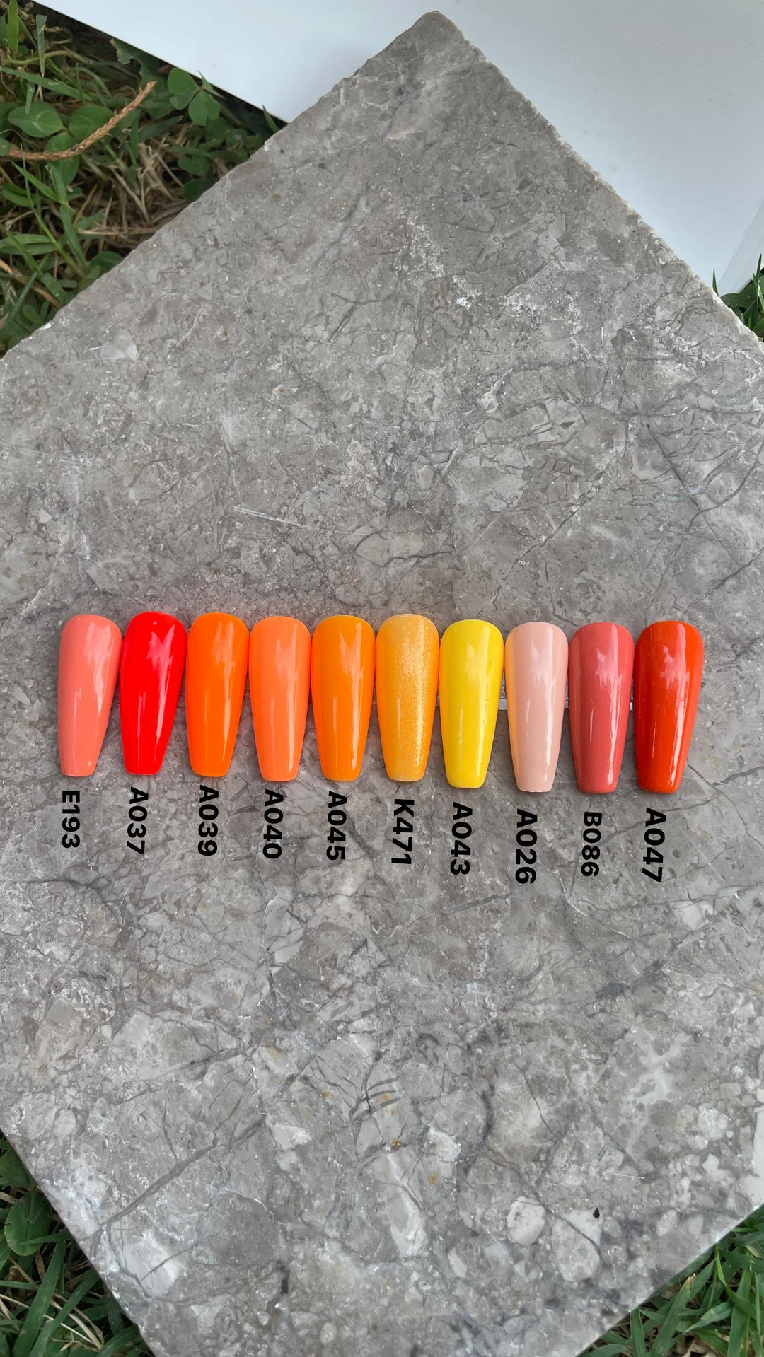 Kalıcı Oje A045 - Turuncu (12 ml.) 