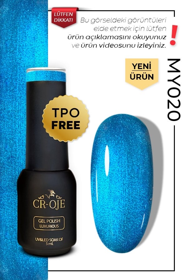 Korean Cat Eye Kristal Efektli Manyetik Cat Eye / Kedi Gözü-MY020 (5 ML)