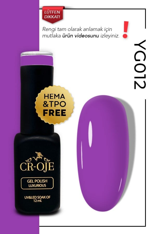 Neon Kalıcı Oje YG012 (12 ml.) 