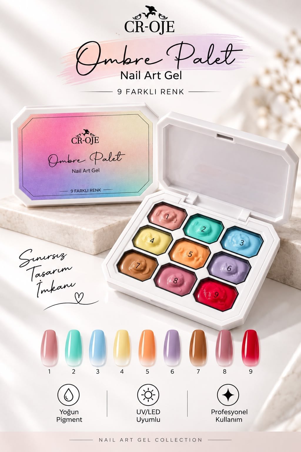 Ombre Paleti 9'lu