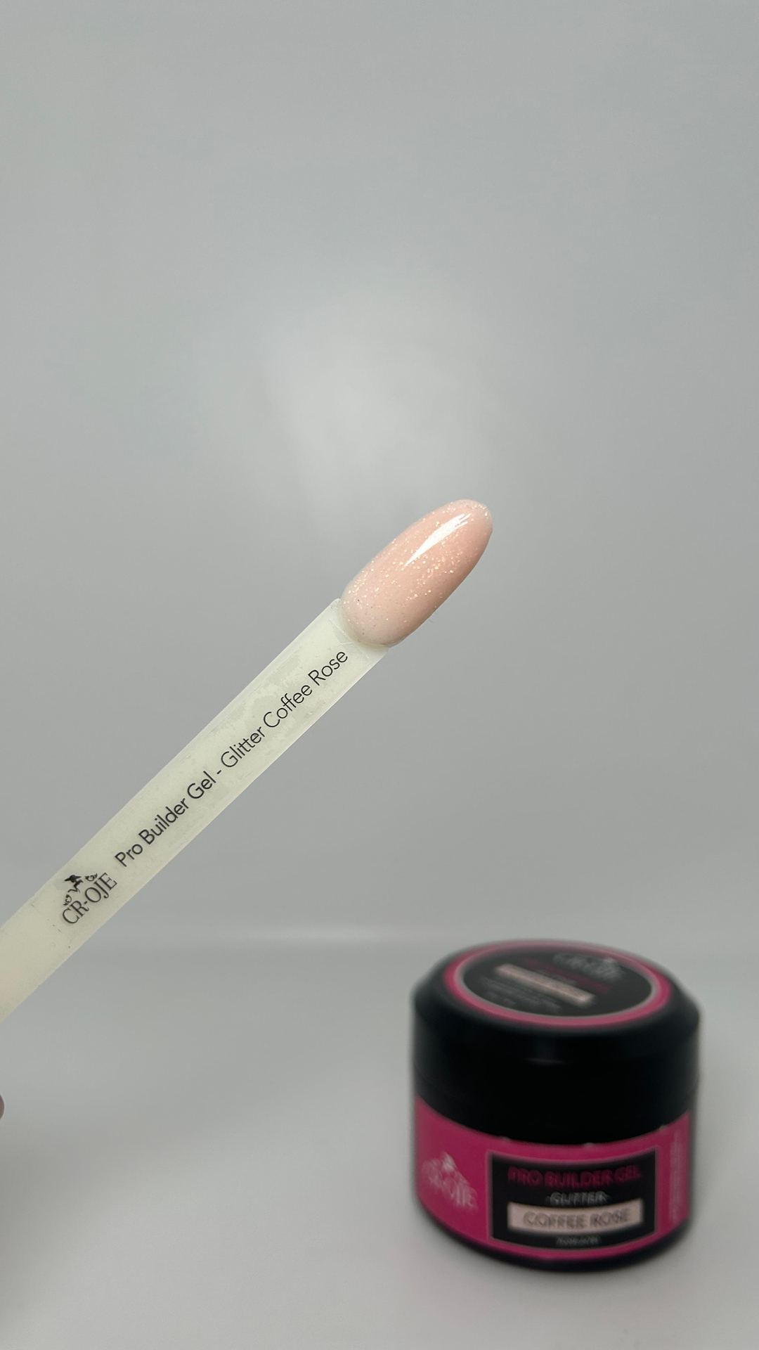 (Orta Akışkan Kıvam) Pro Builder Gel (Glitter Coffee Rose) 50 gr