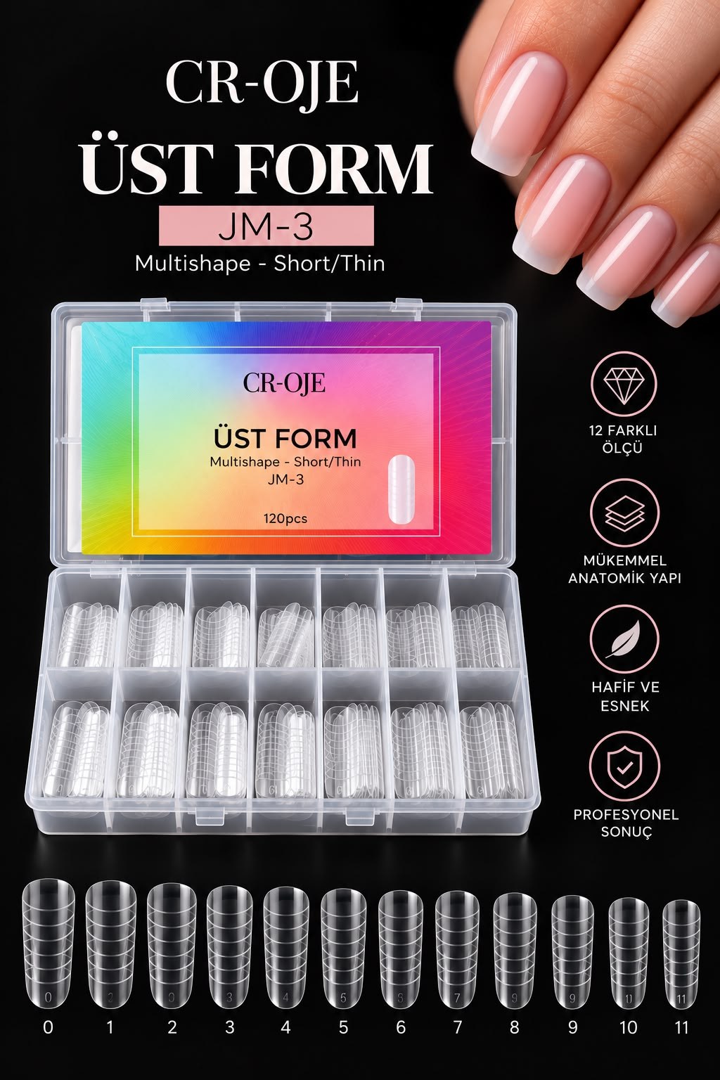 Üst Form 120'li Short/Thin Multishape JM03