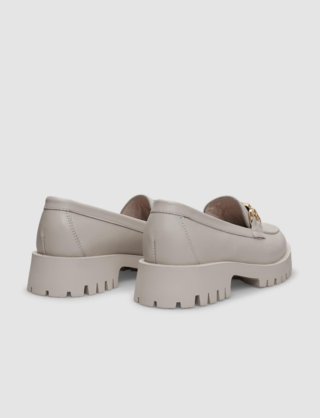 % 100 Hakiki Deri Bej Kadın Ayakkabı