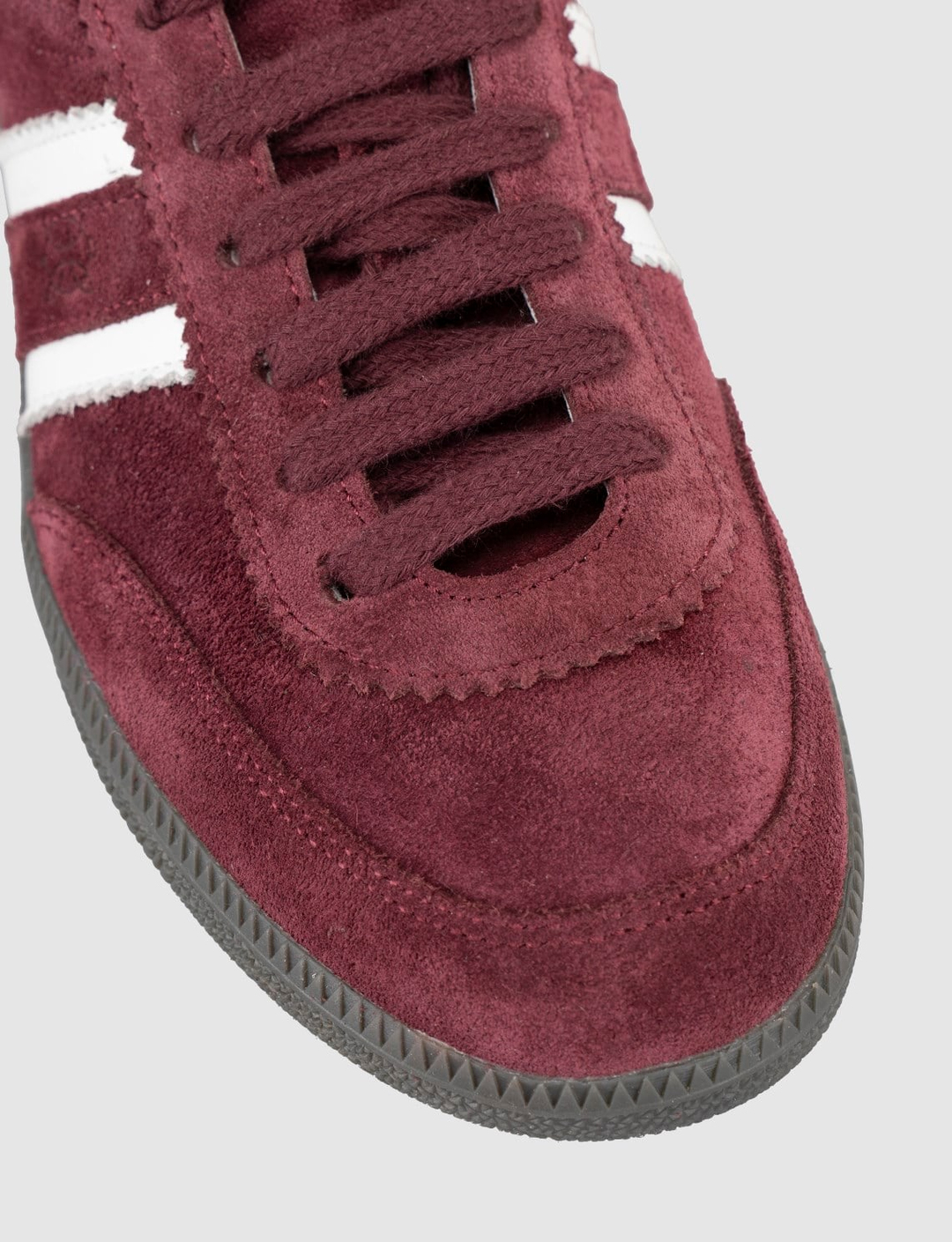 Cabani Women 100% Genuine Leather Burgundy Lace-Up Sneakers