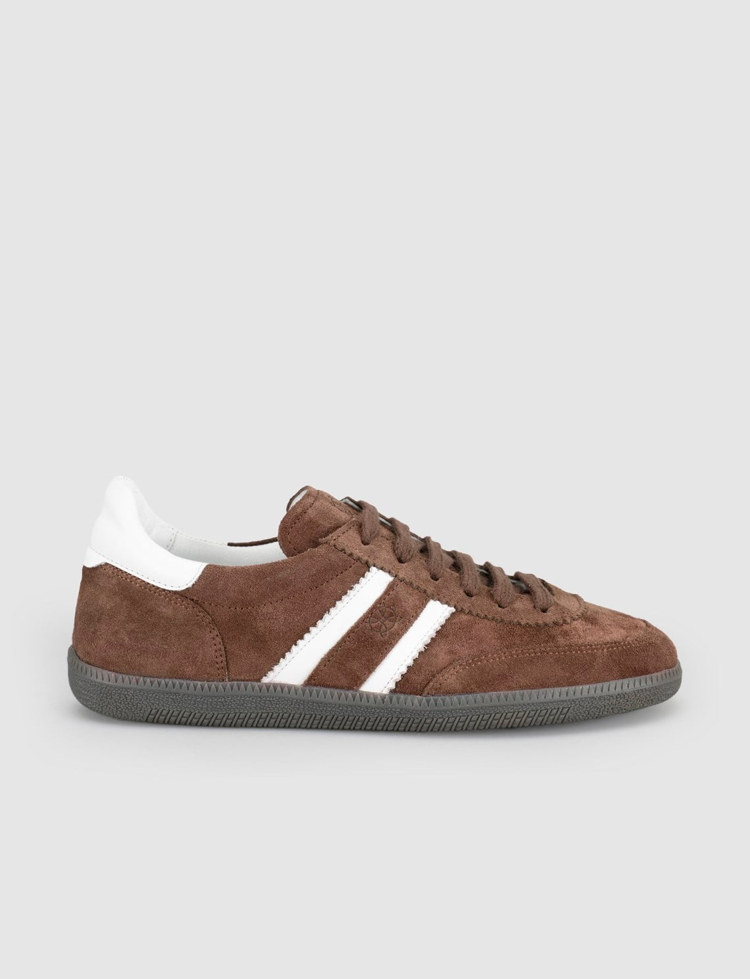  %100 Hakiki Deri Kahverengi Bağcıklı Kadın Sneaker
