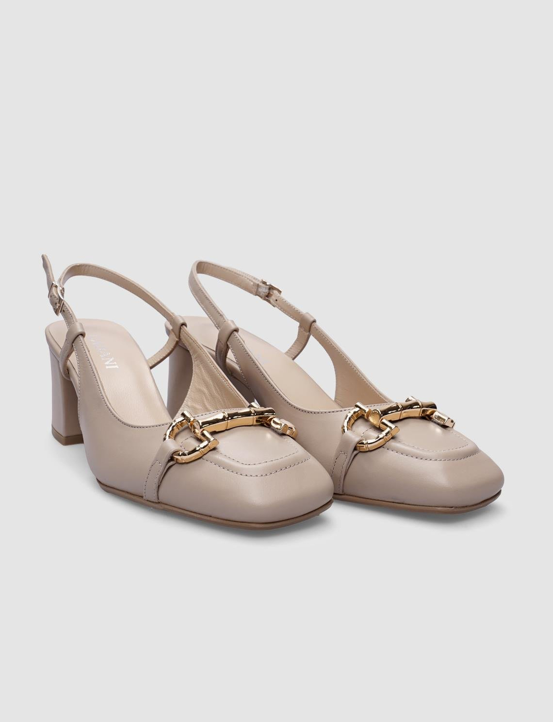 % 100 Hakiki Deri Pudra Kadın Ayakkabı