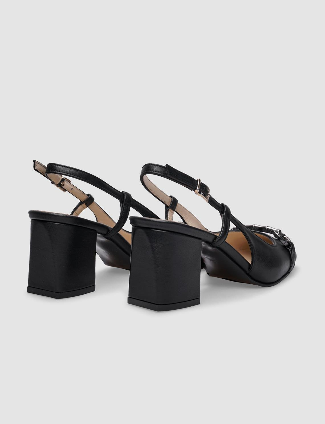 % 100 Hakiki Deri Siyah Kadın Ayakkabı