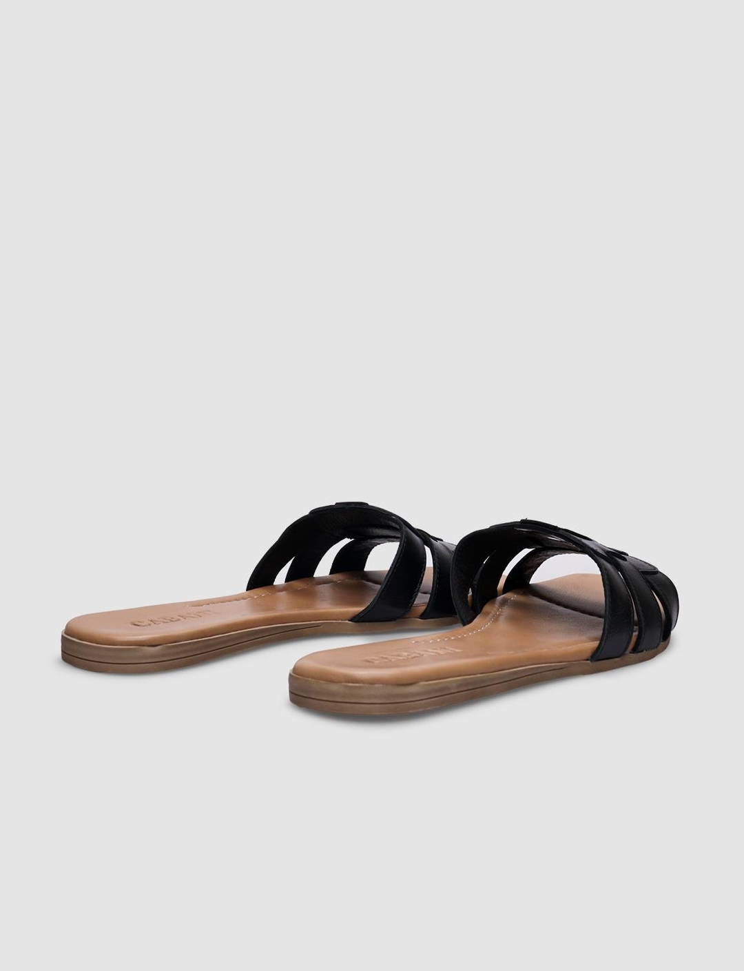 % 100 Hakiki Deri Siyah Kadın Terlik