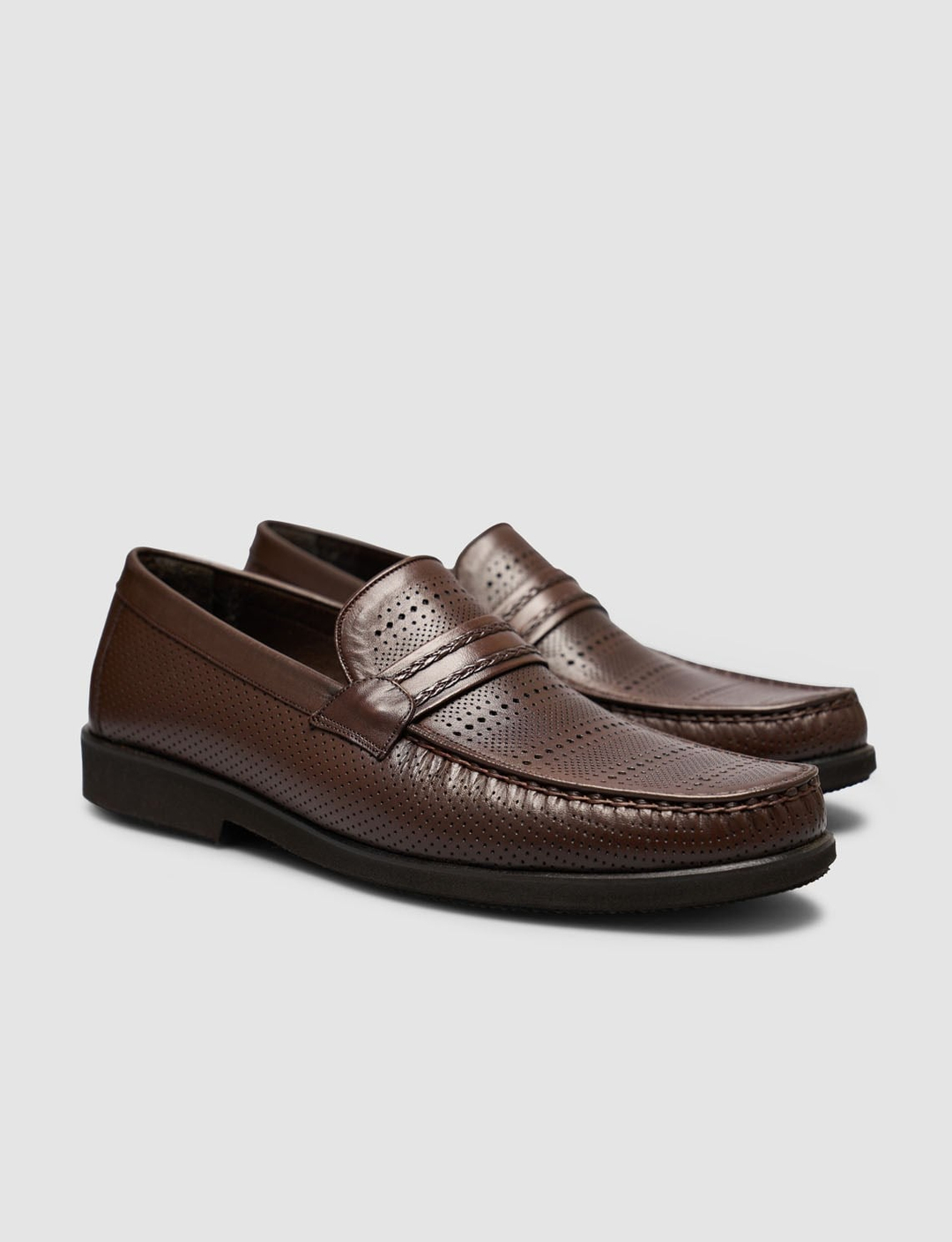  Hakiki Deri Siyah Kemer Detaylı Erkek Klasik Ayakkabı