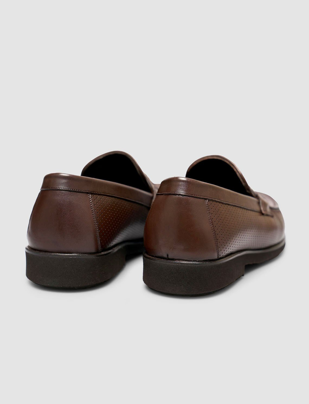  Hakiki Deri Siyah Kemer Detaylı Erkek Klasik Ayakkabı