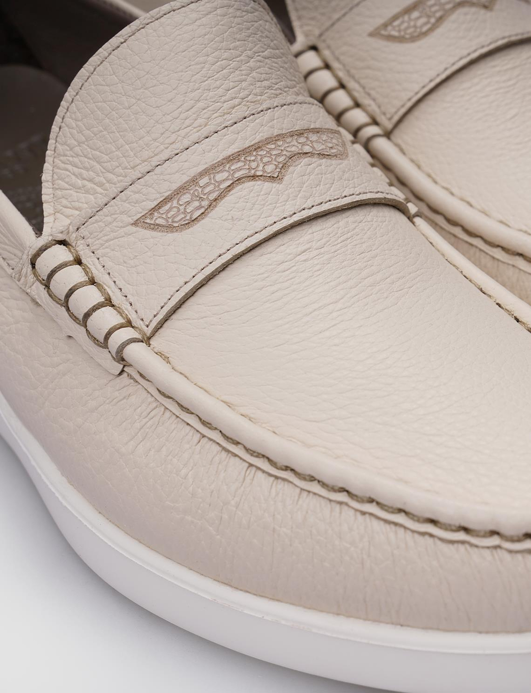 %100 Hakiki Deri Bej Erkek Ayakkabı