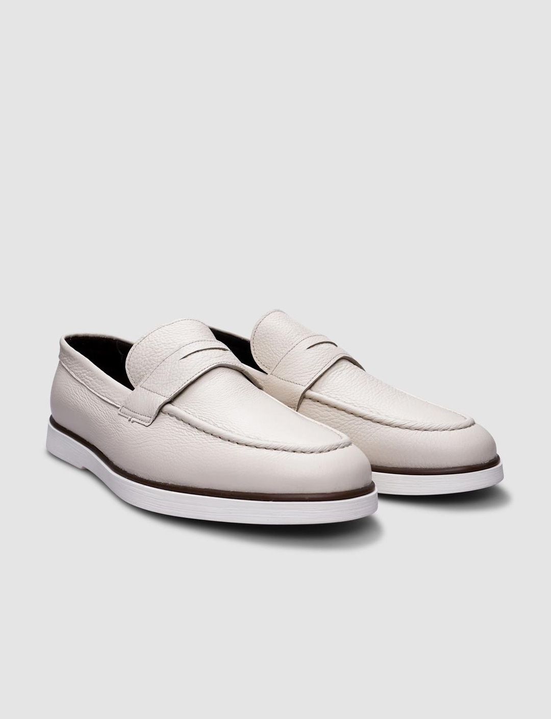 %100 Hakiki Deri Bej Erkek Ayakkabı