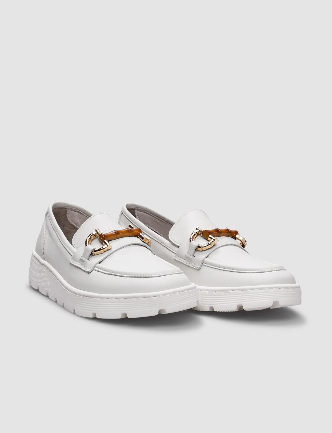 %100 Hakiki Deri Bej Kadın Ayakkabı