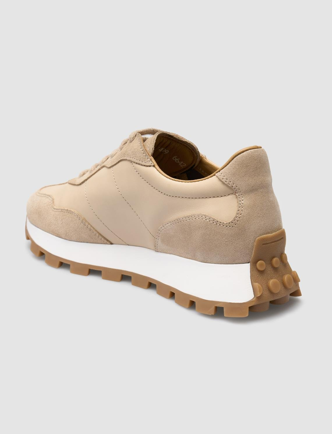 %100 Hakiki Deri Bej Kadın Ayakkabı