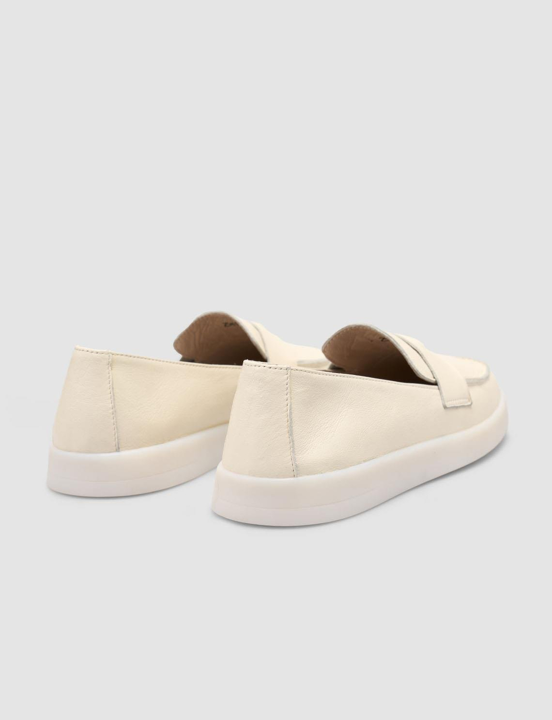 %100 Hakiki Deri Bej Kadın Ayakkabı